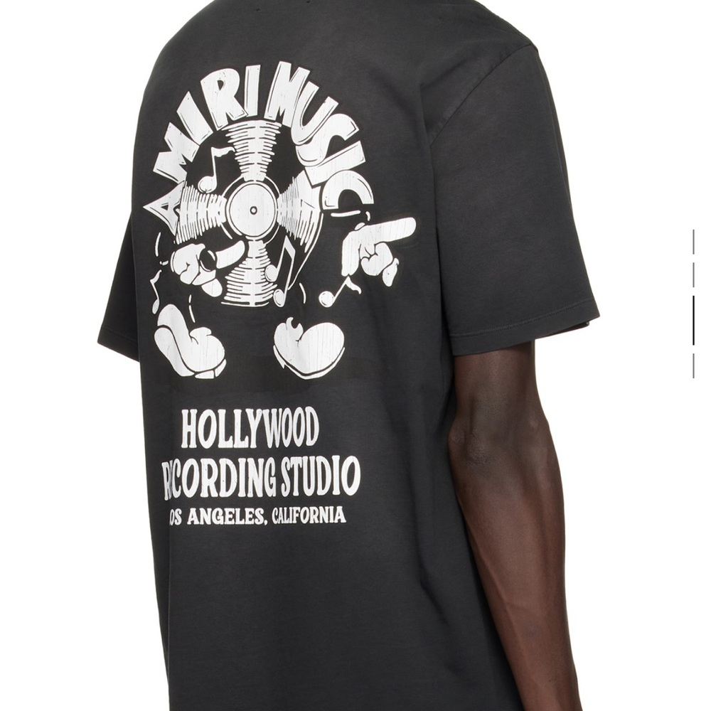 Amiri Black Graphic Men's Shirt